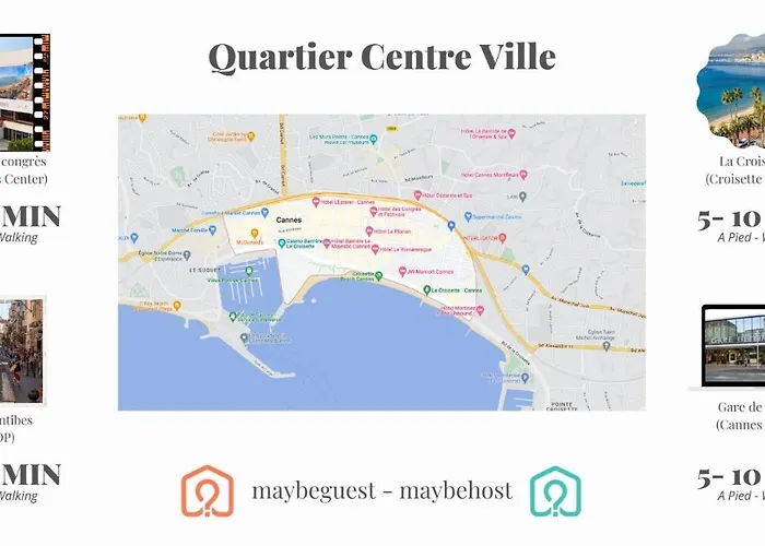 C066-Luxurious Apartment With Sea View - Cannes